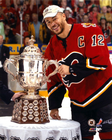 If Jarome Iginla wants to hold the Clarence Campbell Bowl again, he might have to do it in a different uniform.