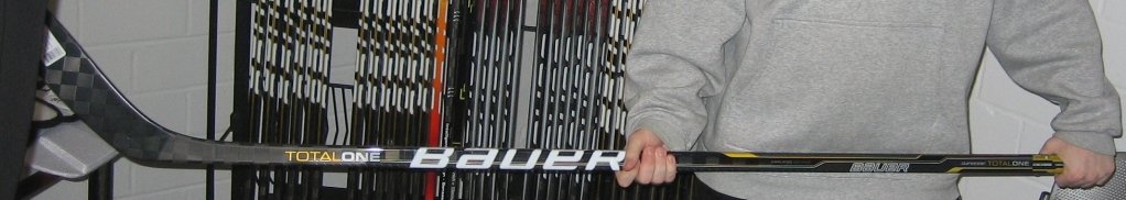 Bauer Supreme Total One Hockey Stick. Update: Here's a better shot of the 