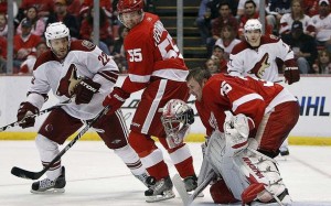 howard Jimmy Howard joins Matt Dunchene and Tyler Myers as finalists for the Calder Trophy
