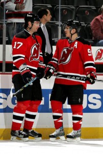 Ilya Kovalchuk and Zach Parise