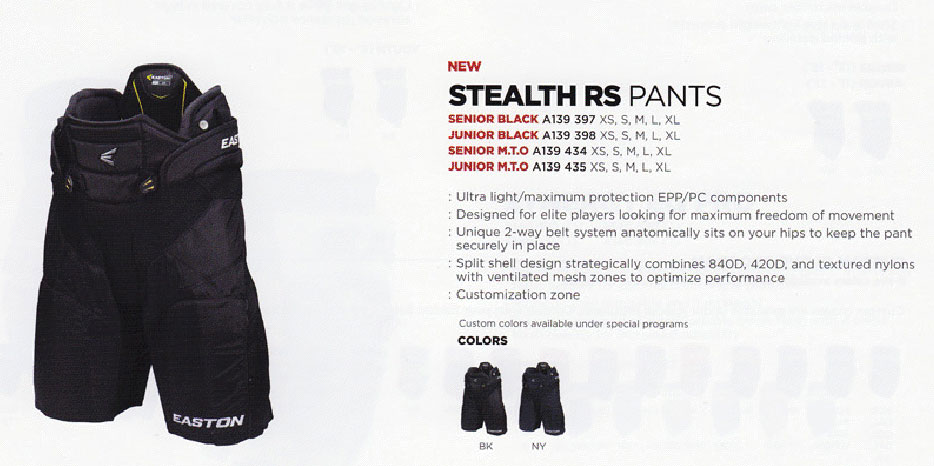 Easton Stealth RS Hockey Pants Easton Stealth RS Hockey Pants