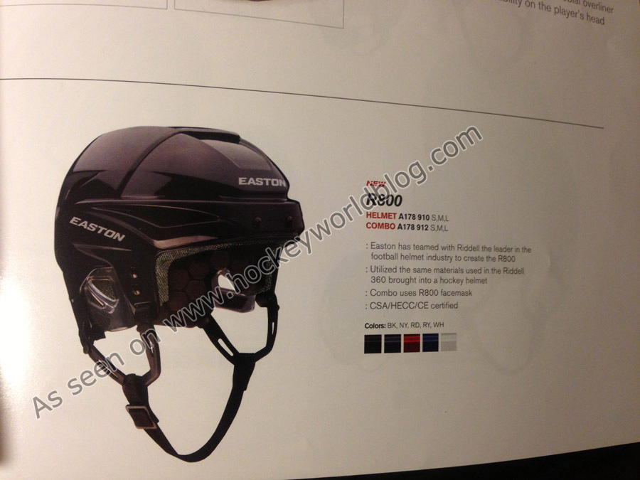 Easton R800 Helmet Hockey World Blog