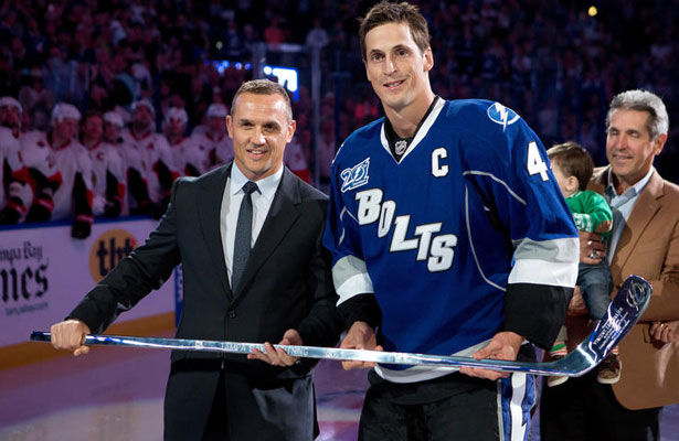 Steve Yzerman and Vincent Lecavalier