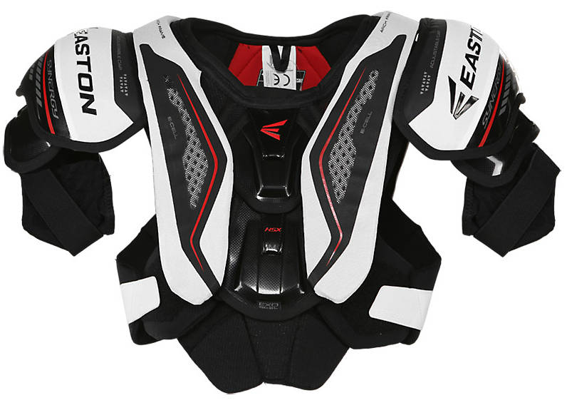 Easton Synergy HSX Shoulder Pads - Front