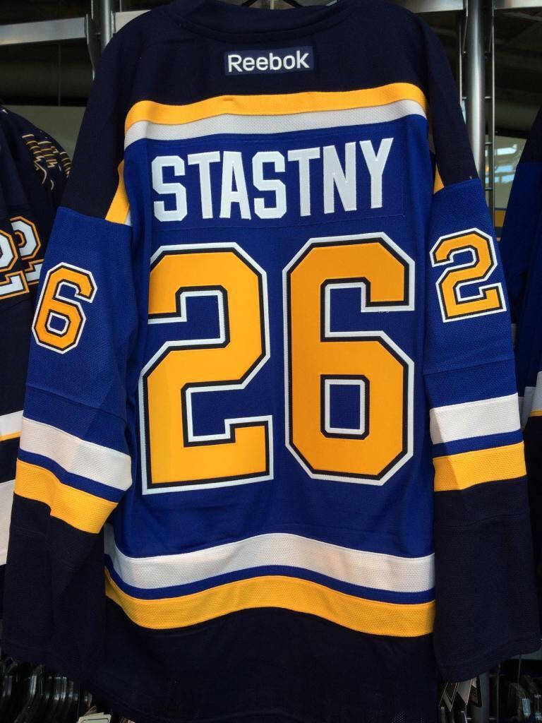 Paul Stastny new St. Louis Blues jersey