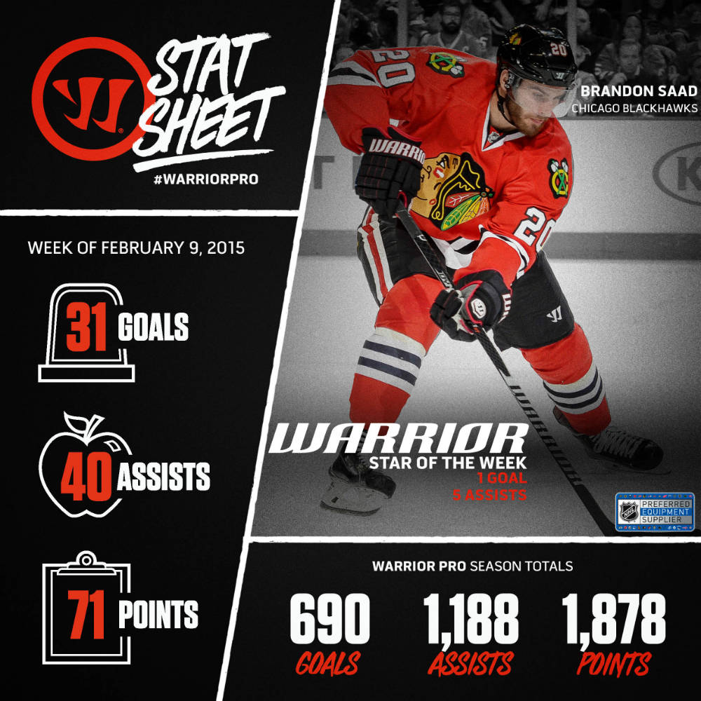 Warrior Pro Stat Sheet Hockey World Blog